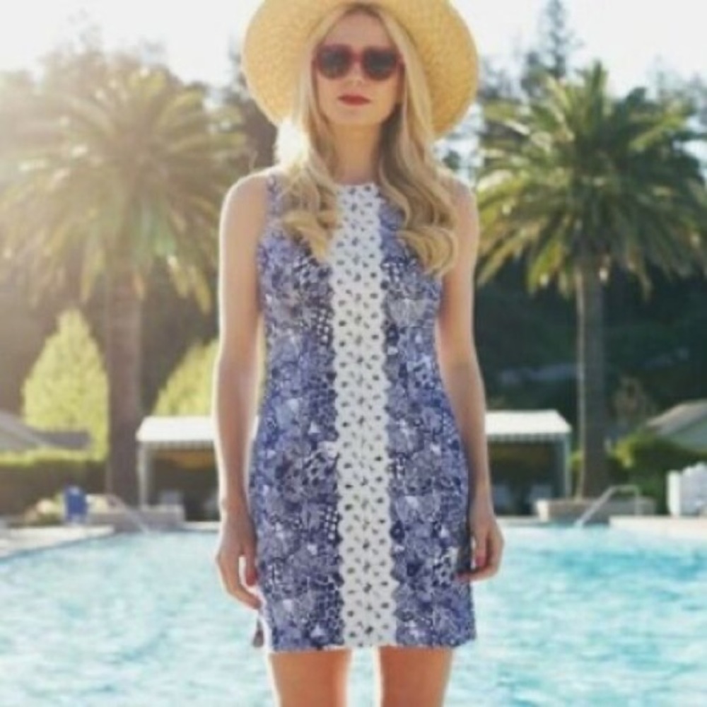 Lilly Pulitzer for Target Fish Print Upstream Print Shift SZ 6